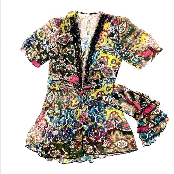 Cabi shear belted top. - Picture 2 of 5